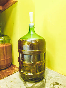 Bidón de fermentación de anaerobica de café en los patios, Colombia 