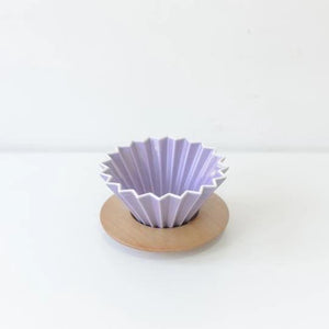 Origami Dripper original en Violeta. Para café de filtro