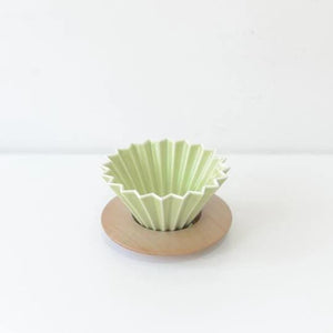 Origami Dripper original en Verde. Para café de filtro